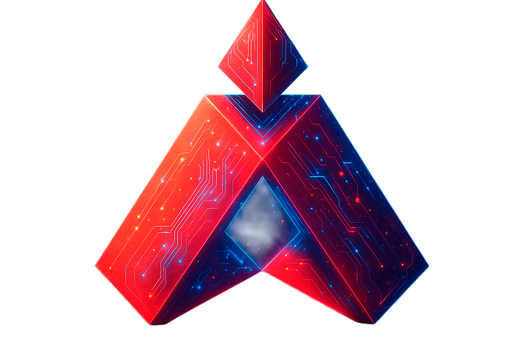 Logo futurista de SOLSER Information Technology con elementos de inteligencia artificial, circuitos de neón y cerebro digital de fondo